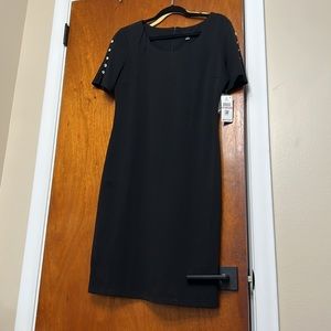SLNY black cocktail dress . New with tags.